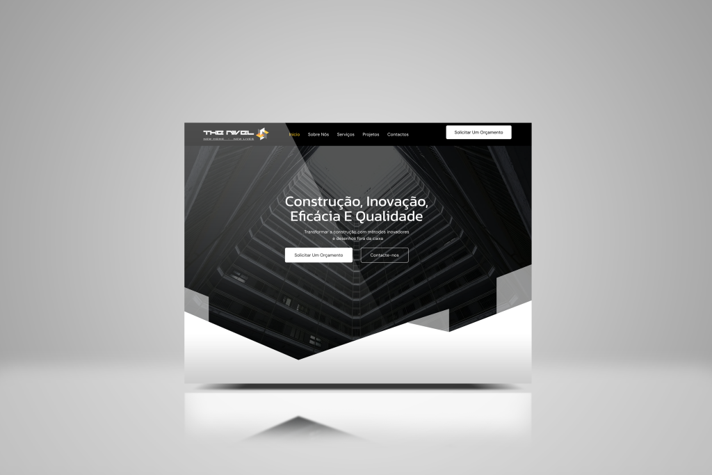 Mockup Website TheNivel 2